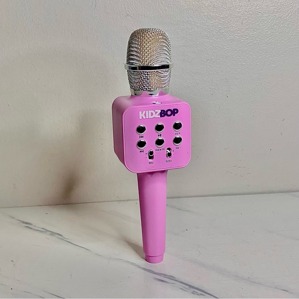 KIDZ BOP Pink Bluetooth Karaoke Microphone